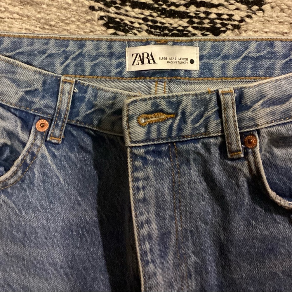 Zara slit ankle jaeans